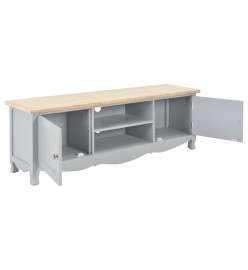 Meuble TV Gris 120 x 30 x 40 cm Bois