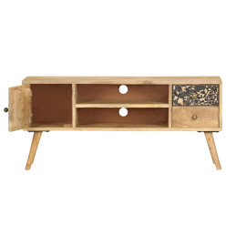 Meuble TV 100 x 30 x 45 cm Bois massif de manguier