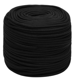 Corde de travail Noir 8 mm 250 m Polyester