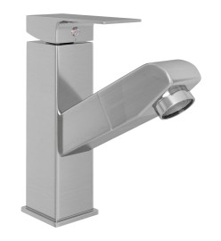 Robinet de lavabo rétractable de bain Argenté 157x172 mm