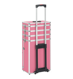 Chariot de maquillage Aluminium Rose