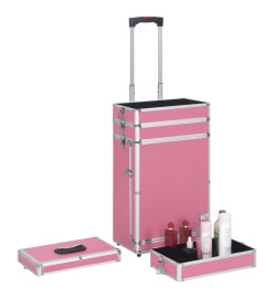 Chariot de maquillage Aluminium Rose