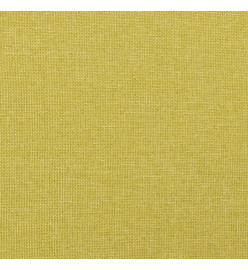 Tête de lit avec oreilles Vert 203x16x118/128 cm Tissu