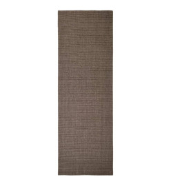 Tapis en sisal pour griffoir marron 66 x 200 cm