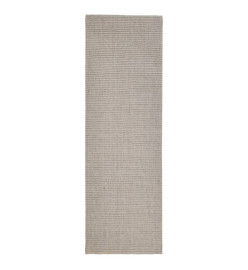 Tapis en sisal pour griffoir sable 80x250 cm