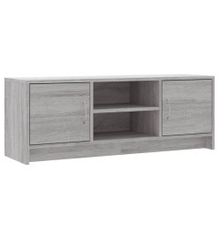 Meuble TV sonoma gris 102x30x37,5 cm bois d'ingénierie