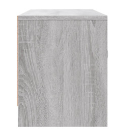 Meuble TV sonoma gris 102x30x37,5 cm bois d'ingénierie