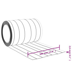 Rideau de porte transparent 300 mmx2,6 mm 25 m PVC