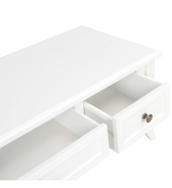 Meuble TV Blanc 100 x 35 x 35 cm Bois