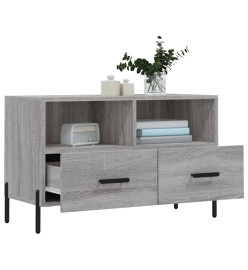 Meuble TV Sonoma gris 80x36x50 cm Bois d'ingénierie