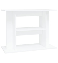 Support pour aquarium blanc 80x35x60 cm bois d'ingénierie