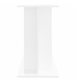 Support pour aquarium blanc 80x35x60 cm bois d'ingénierie