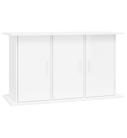 Support d'aquarium blanc brillant 101x41x58cm bois d'ingénierie