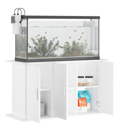 Support pour aquarium blanc 101x41x58 cm bois d'ingénierie