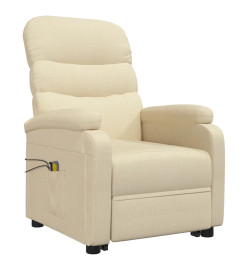 Fauteuil de massage Crème Tissu