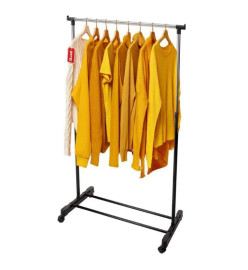 Storage solutions Penderie réglable sur roulettes 80x42x(90-165) cm