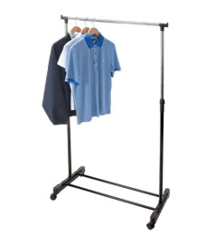 Storage solutions Penderie réglable sur roulettes 80x42x(90-165) cm