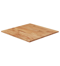 Dessus de table carré Marron clair40x40x1,5cm Bois chêne traité