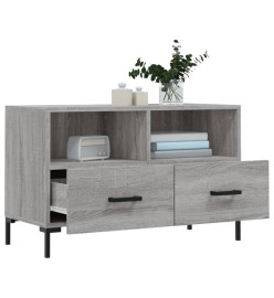 Meuble TV Sonoma gris 80x36x50 cm Bois d'ingénierie