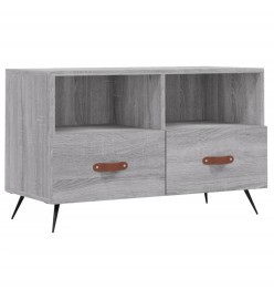 Meuble TV Sonoma gris 80x36x50 cm Bois d'ingénierie