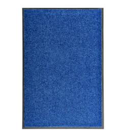 Paillasson lavable Bleu 60x90 cm