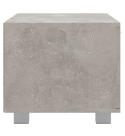 Meuble TV Gris béton 120x40,5x35 cm Bois d'ingénierie