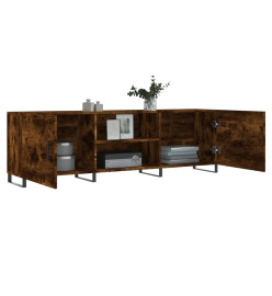 Meuble TV chêne marron 150x30x50 cm bois d'ingénierie