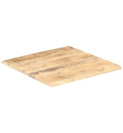 Dessus de table Bois de manguier solide 25-27 mm 60x60 cm