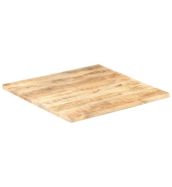 Dessus de table Bois de manguier solide 25-27 mm 60x60 cm