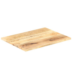 Dessus de table Bois de manguier solide 25-27 mm 80x60 cm