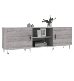 Meuble TV sonoma gris 150x30x50 cm bois d'ingénierie