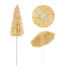 Parasol de plage Naturel 180 cm Style hawaïen