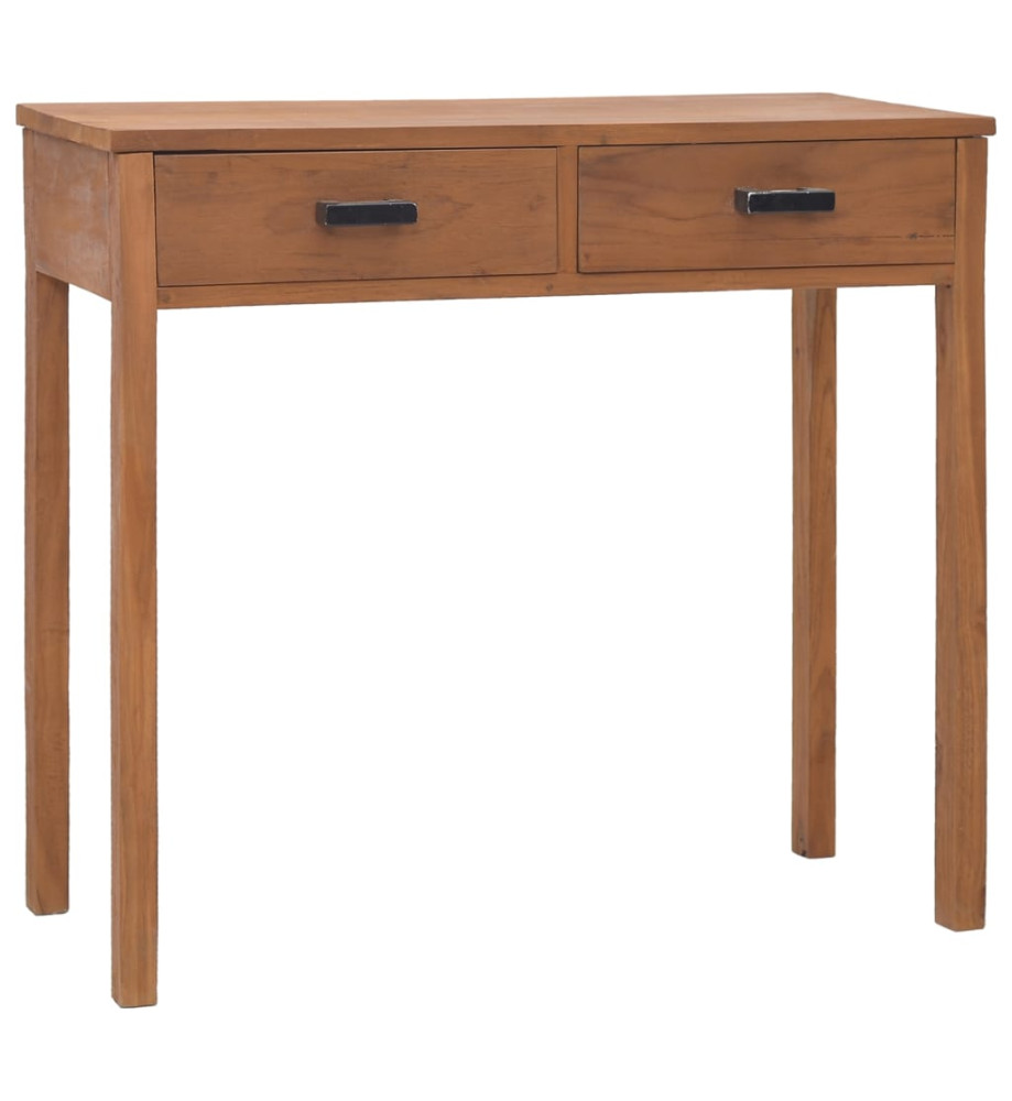 Bureau 81x40x75 cm Bois de teck solide