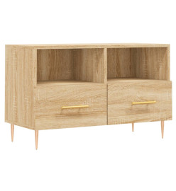 Meuble TV Chêne sonoma 80x36x50 cm Bois d'ingénierie