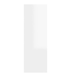 Meubles TV 2 pcs Blanc brillant 30,5x30x90 cm Aggloméré