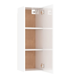 Ensemble de meubles TV 8 pcs Blanc brillant Bois d'ingénierie