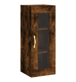 Armoire murale chêne fumé 34,5x34x90 cm
