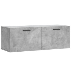 Armoire murale gris béton 100x36,5x35 cm bois d'ingénierie