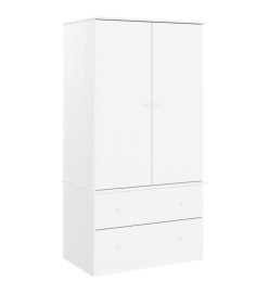 Garde-robe ALTA blanc 90x55x170 cm bois massif de pin