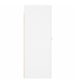 Armoire murale blanc 69,5x34x90 cm