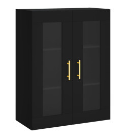 Armoire murale noir 69,5x34x90 cm