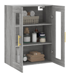 Armoire murale sonoma gris 69,5x34x90 cm