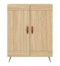 Buffet haut Chêne sonoma 69,5x34x180 cm Bois d'ingénierie