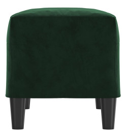 Banc Vert foncé 70x35x41 cm Velours