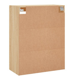 Armoires murales 2 pcs chêne sonoma bois d'ingénierie