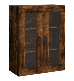 Armoire murale chêne fumé 69,5x34x90 cm