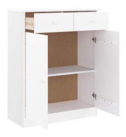 Armoire à chaussures ALTA blanc 77x35x96 cm bois massif de pin