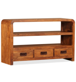 Meuble TV Bois d'acacia solide 90 x 30 x 55 cm