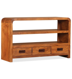 Meuble TV Bois d'acacia solide 90 x 30 x 55 cm