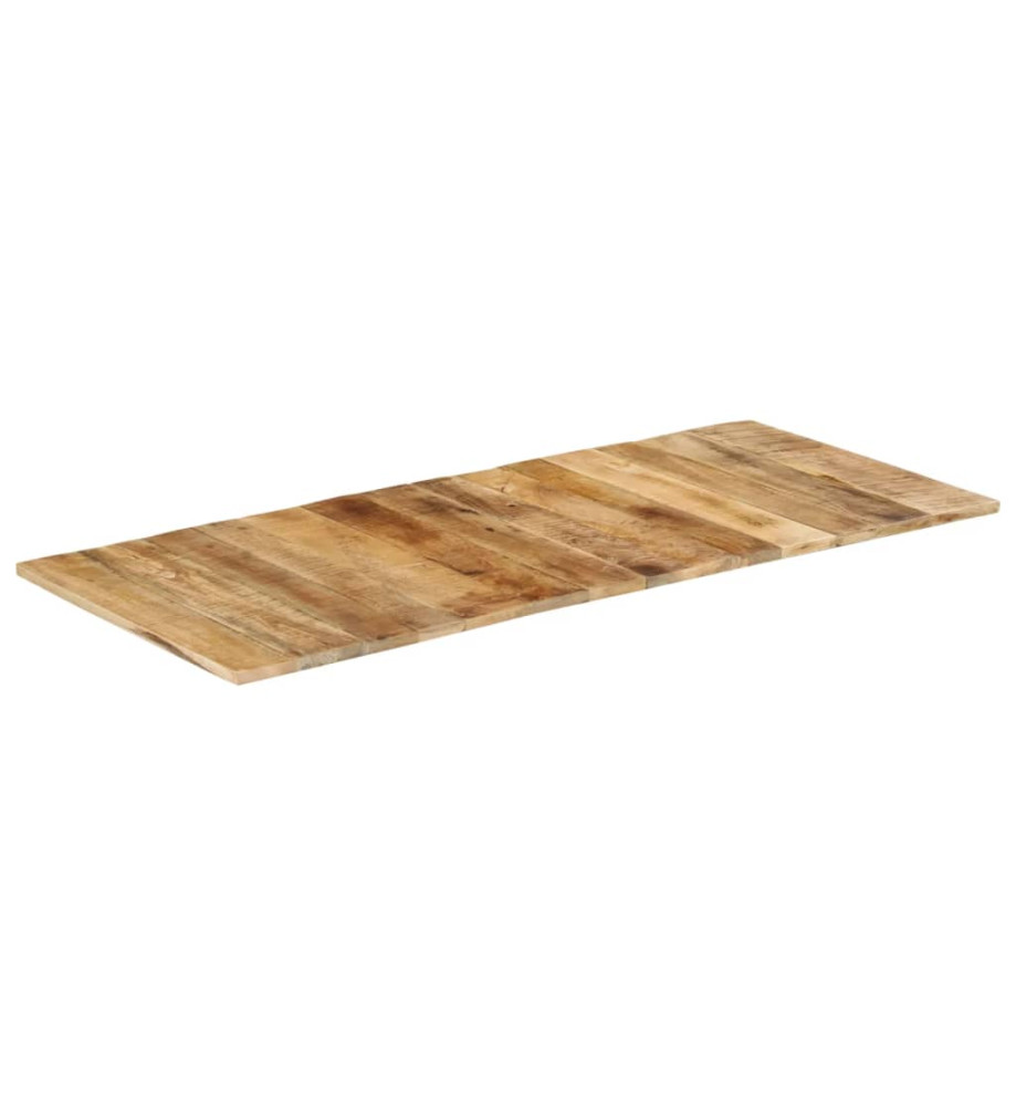 Dessus de table bois de manguier solide 15-16 mm 140x60 cm